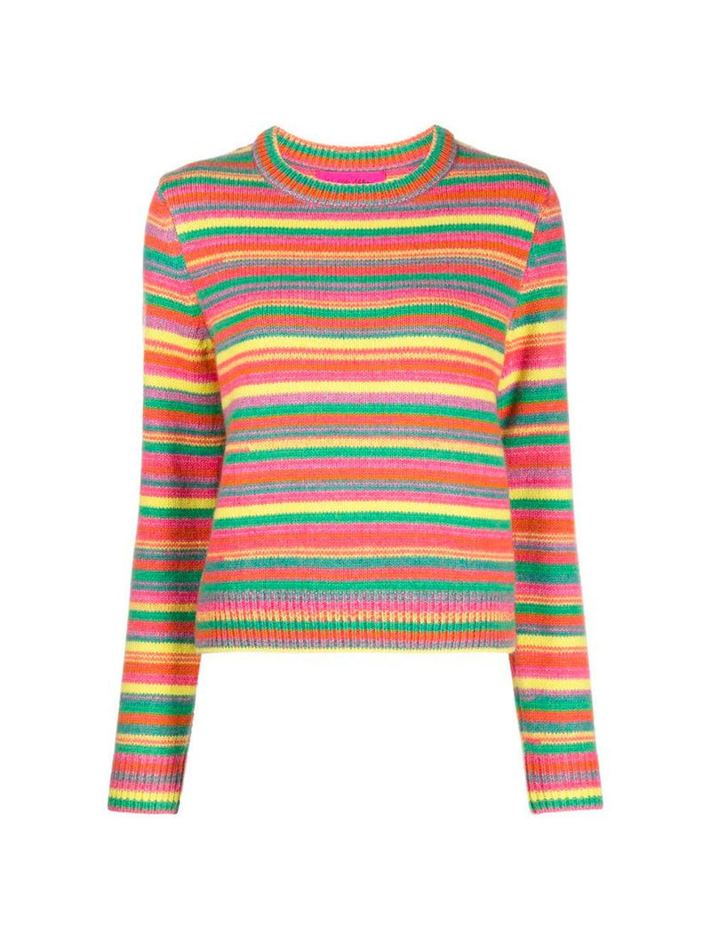 Sundown Striped Crewneck