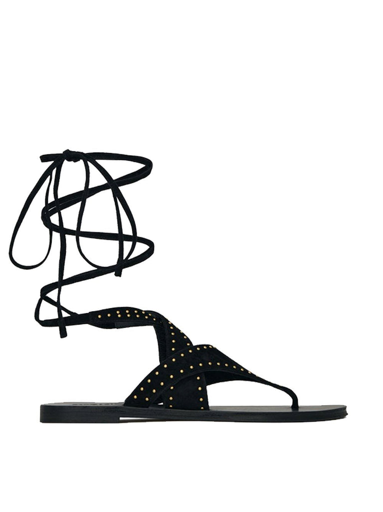 Gia Gladiator Stud Wrap Sandal