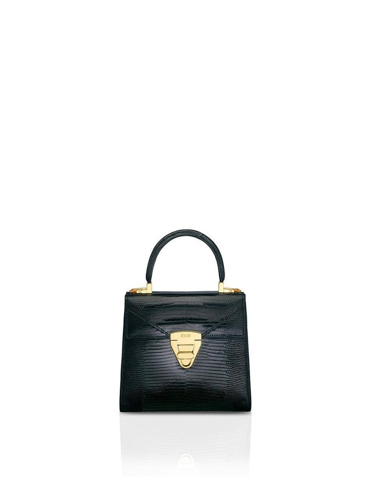 Mini Embossed Pattern Trapezoid Top Handle