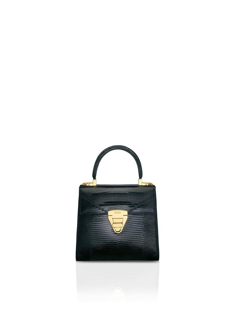 Mini Embossed Pattern Trapezoid Top Handle