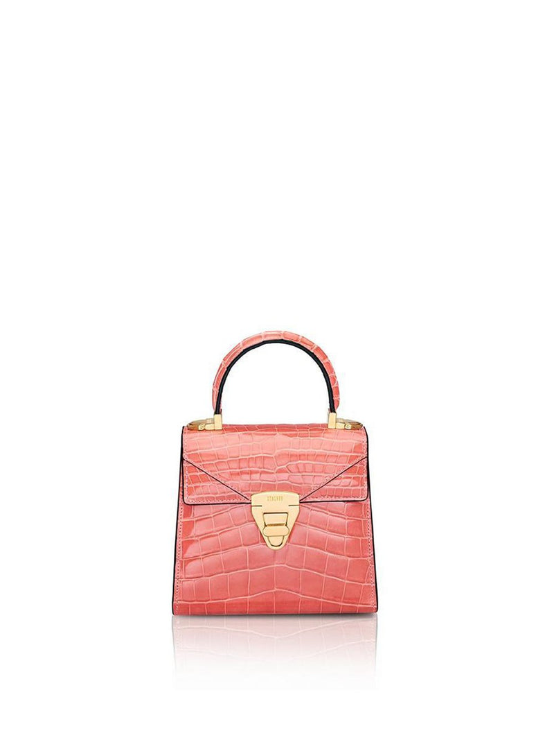 Mini Embossed Trapezoid Top Handle