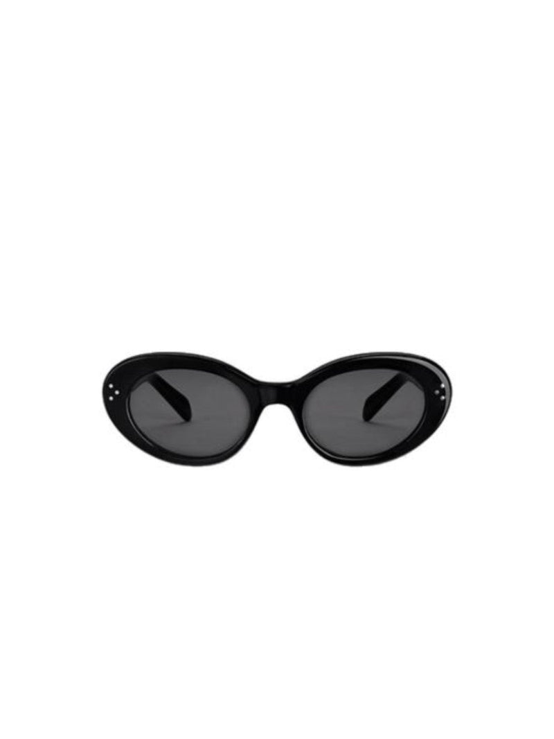 Oval Smoke Lens Sunglasses