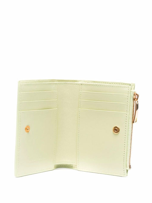 Small Bifold Intrecciato Zipper Wallet