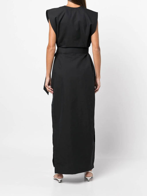 Kaftan Mid Waist Tie Dress