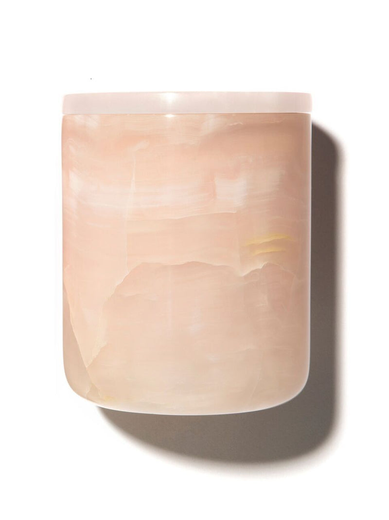 Pink Onyx Candle Vessel