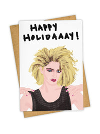 'Holidaaay!' Madonna Card Photo 1