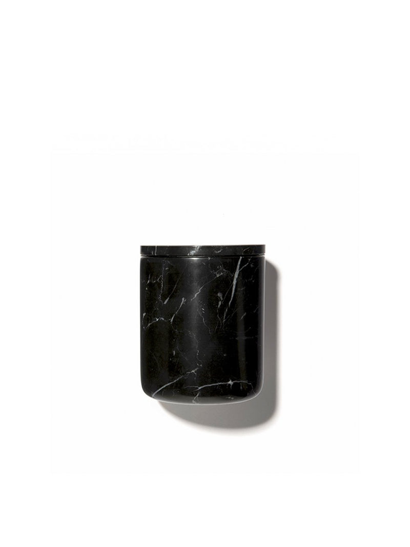 Marquina Marble Candle Vessel