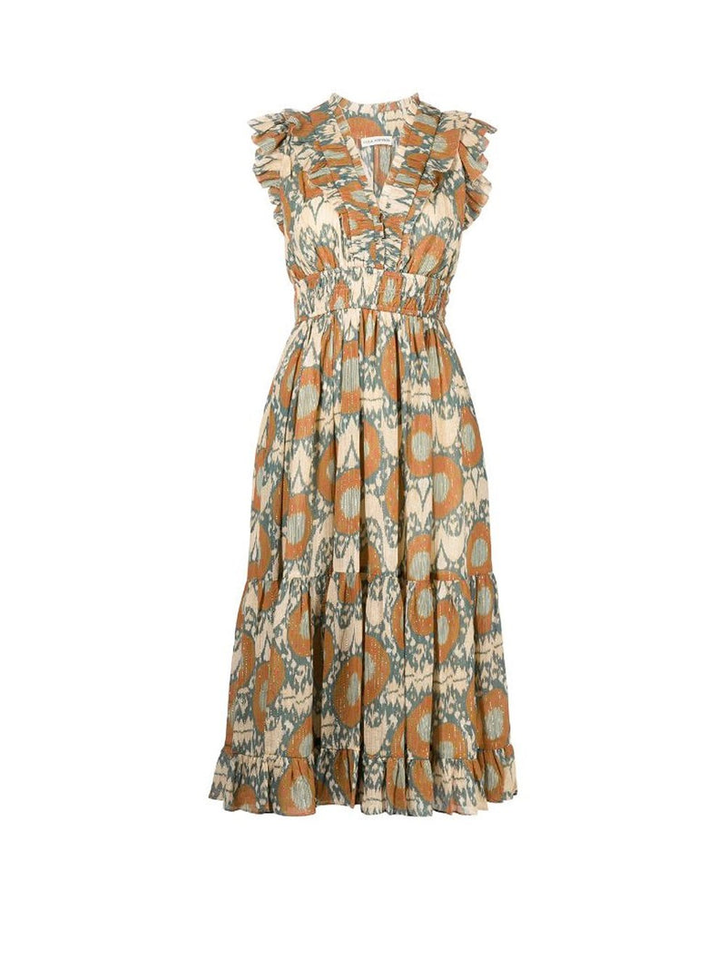 Samara Sleeveless V-Neck Midi Dress
