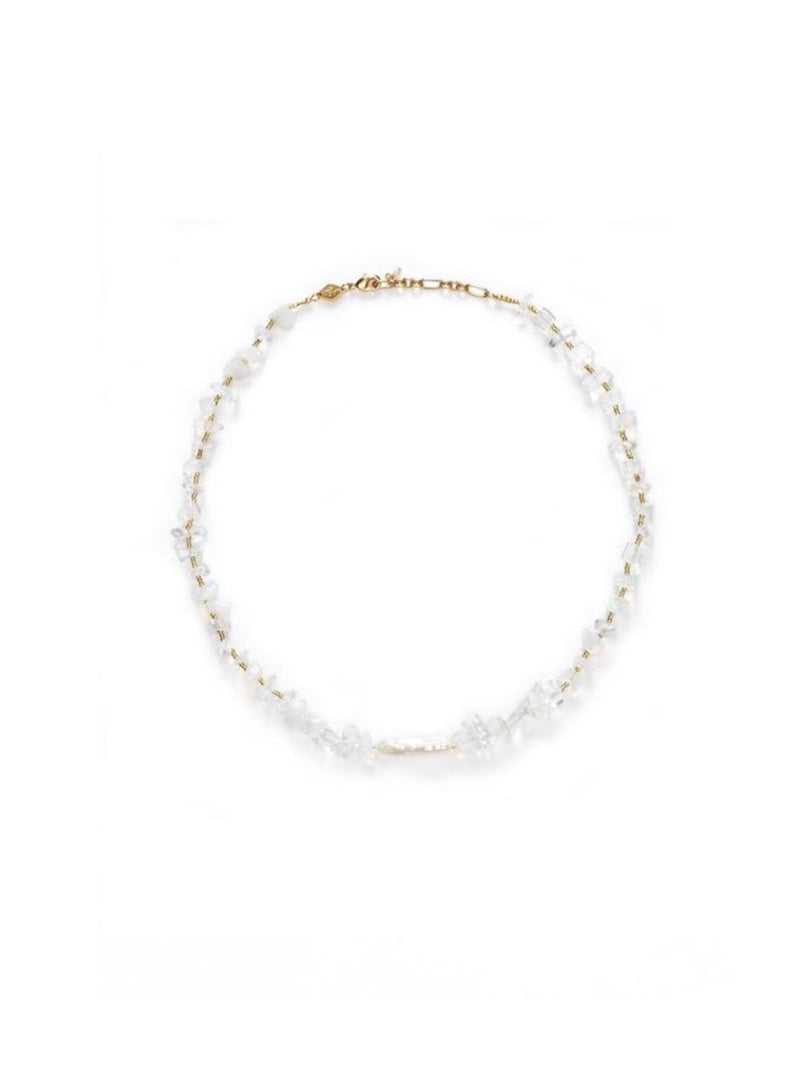 Ines Crystal Pearl Necklace