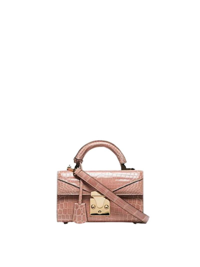 Mini Embossed Pattern Top Handle