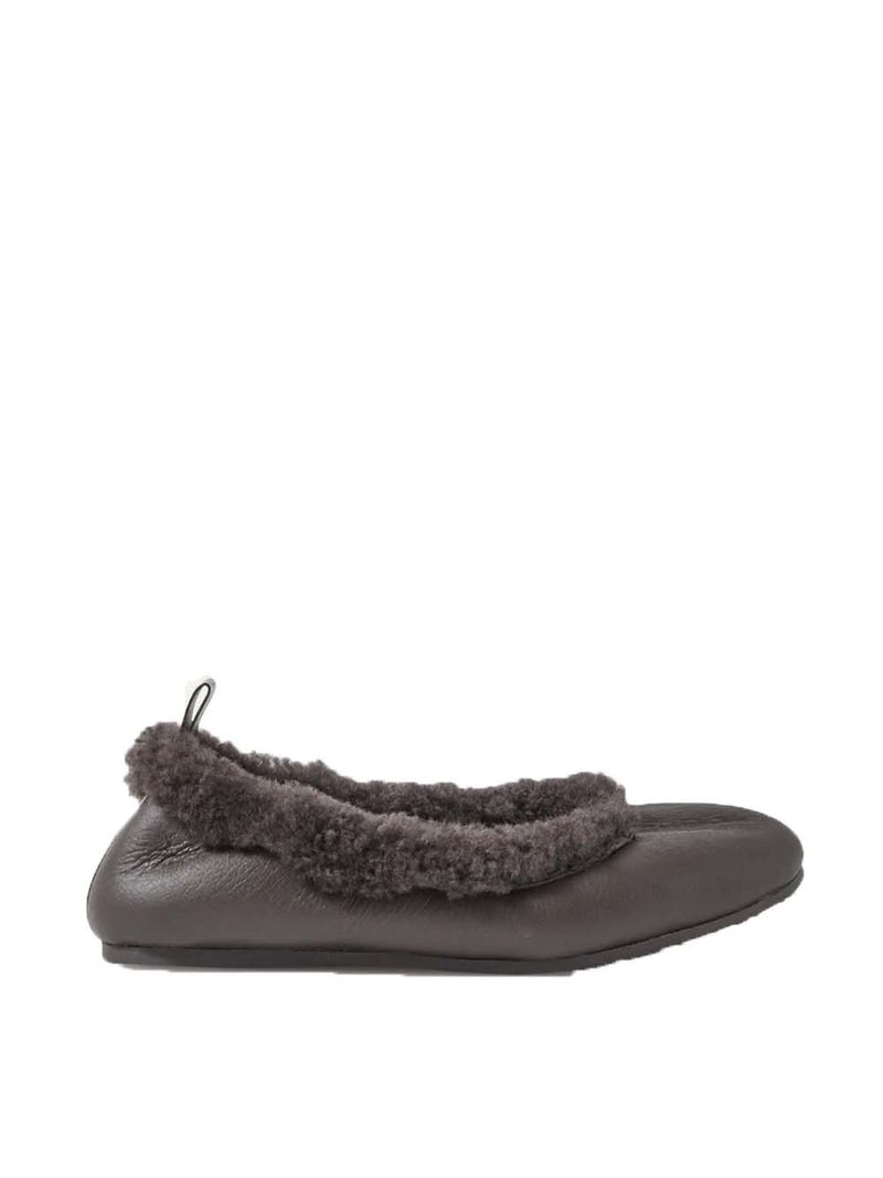 Sansa Shearling Ballet Flat