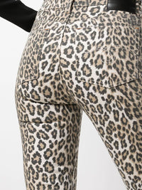 Kick Fit Animal Print Ankle Crop Jean Photo 5